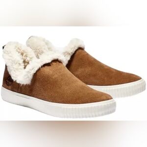 Timberland Women's Skyla Bay Warm Lined Sneaker Booties Size 7 Used Exc MSRP $70